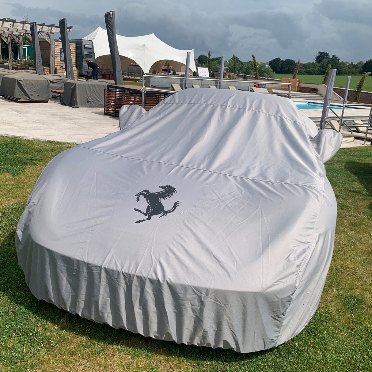 1988-1994 Pontiac Sunbird Sedan 2 mirrors OutdoorX Custom Outdoor Car Cover
