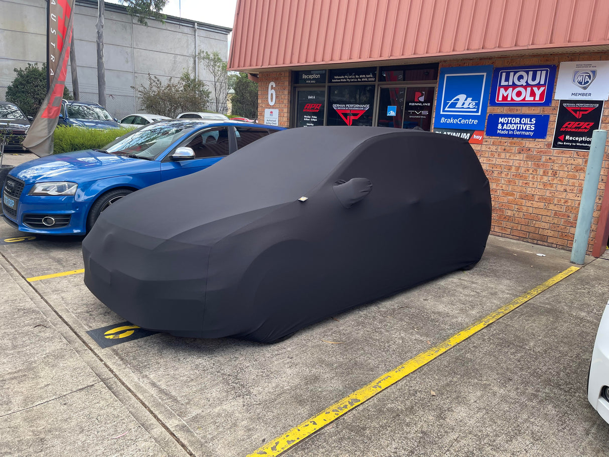 2015-2023 Volkswagen Golf MK 7.5-8 (incl R) 2 mirrors + aerial Custom Purfit Indoor BLACK Car Cover (stock) 50% OFF Aust only