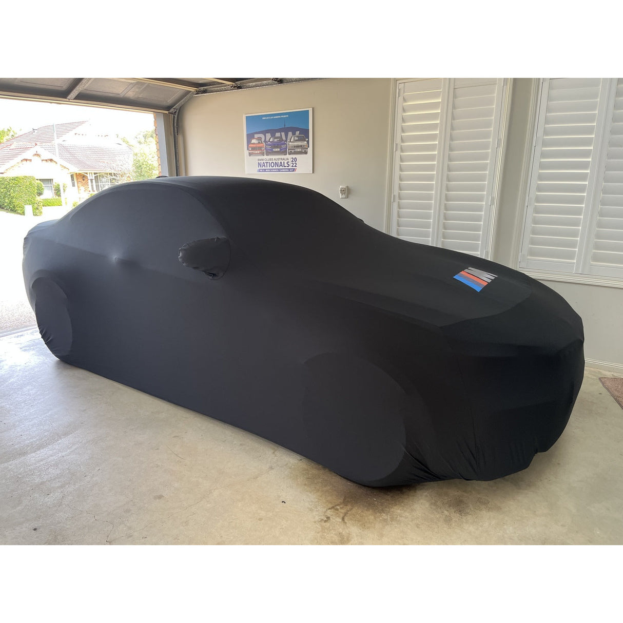 2015-2021 BMW (F87) M2 with 2 mirror + aerial Custom Indoor Car Cover w M Logo (stocktake Clearance)