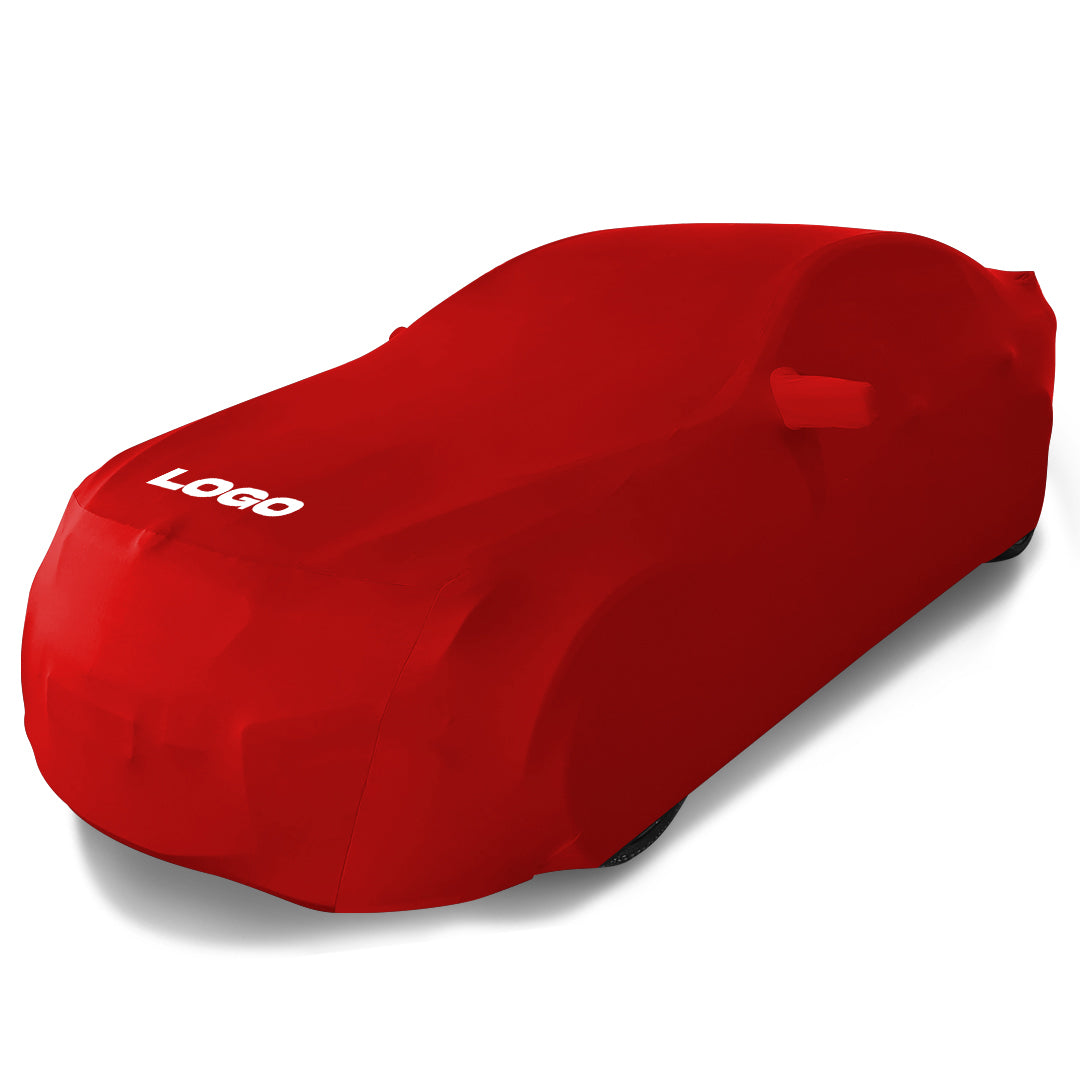 2015-2020 Ford Mustang Coupe Indoor Custom Car Cover 2 mirrors (w or w/o wing) no aerial w Horse Ltd Edition logo