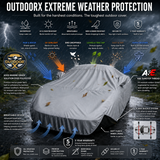 1986-1992 Toyota Supra A70 2 mirrors OutdoorX Custom Outdoor Car Cover
