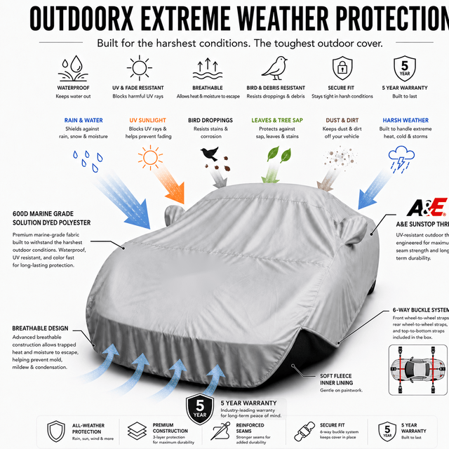 OutdoorXv3 Custom Outdoor Car Cover