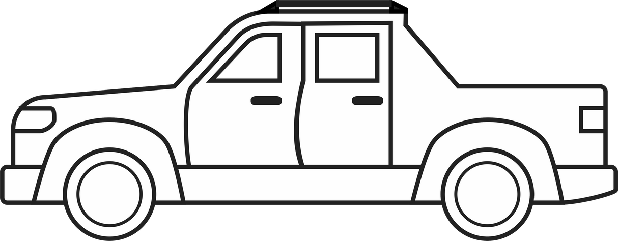 EazyShield - Medium Pickup Dual Cab - L 540cm x W 190cm x H 182cm (with or without Roll Bars)